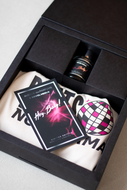 Набір Hey Baby! Футботка "Beats not drama"+Парфум